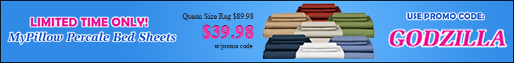 MY PILLOW SHEETS SALE ad 728 x 90