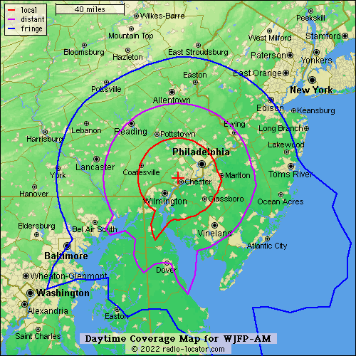 station coverage map